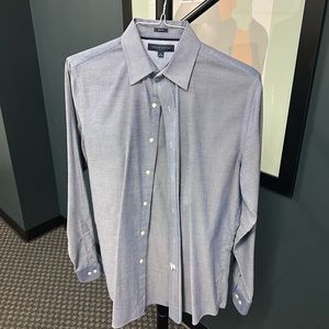Tommy Hilfiger navy button up. Medium.